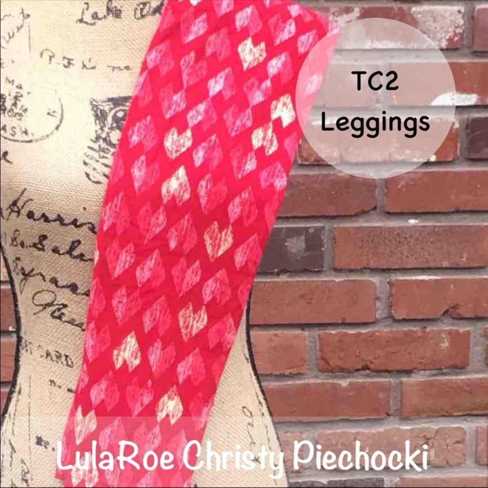 LuLaRoe TC2 Valentine’s Day Leggings